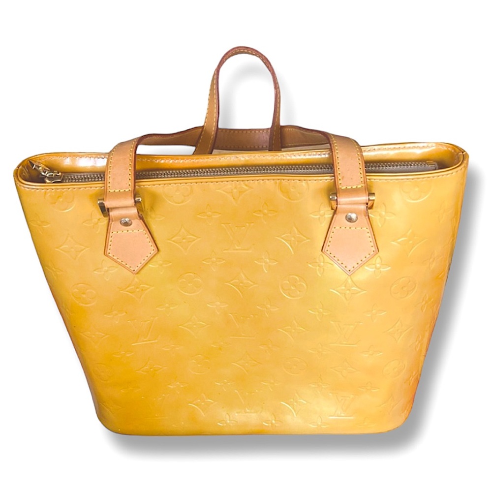 Authentic LOUIS VUITTON Vernis Houston Bag